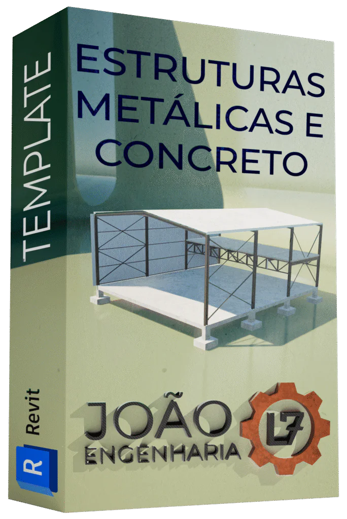 Template revit Estrutura Metálica e Concreto profissional