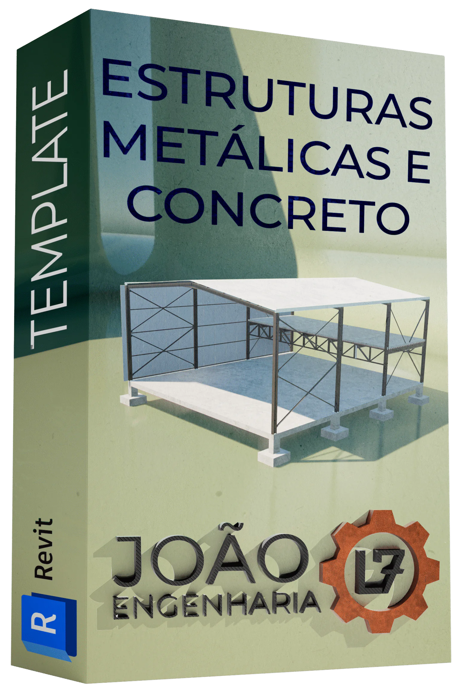 Template revit Estrutura Metálica e Concreto profissional